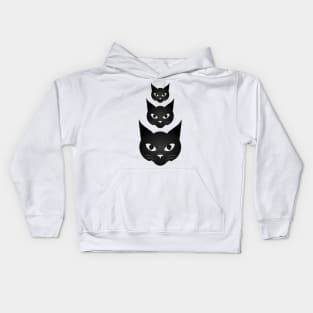 Black Cats Kids Hoodie